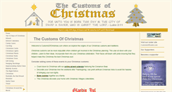 Desktop Screenshot of customsofchristmas.com